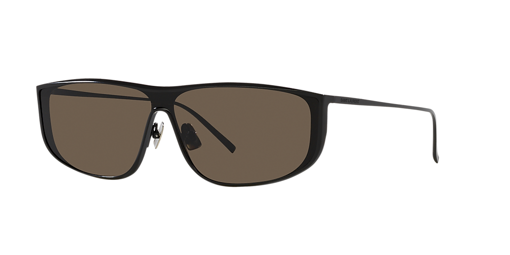 Saint Laurent SL605-002 XXL (99 - 199) with Black lenses and