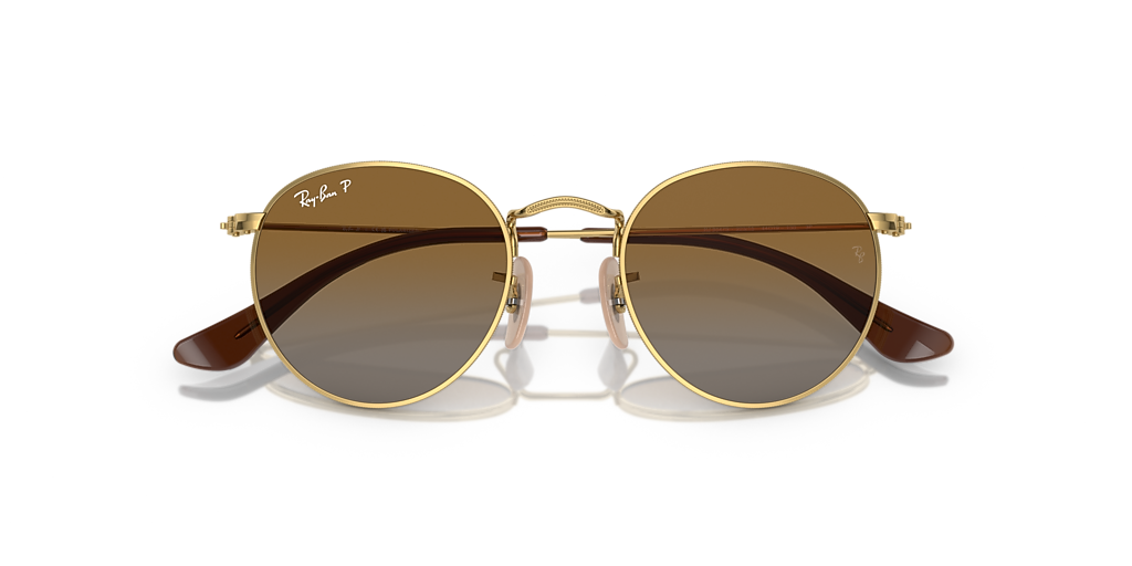 Ray-Ban RB9547S Round Kids S (44 - 19) with Brown lenses and  display picture 3