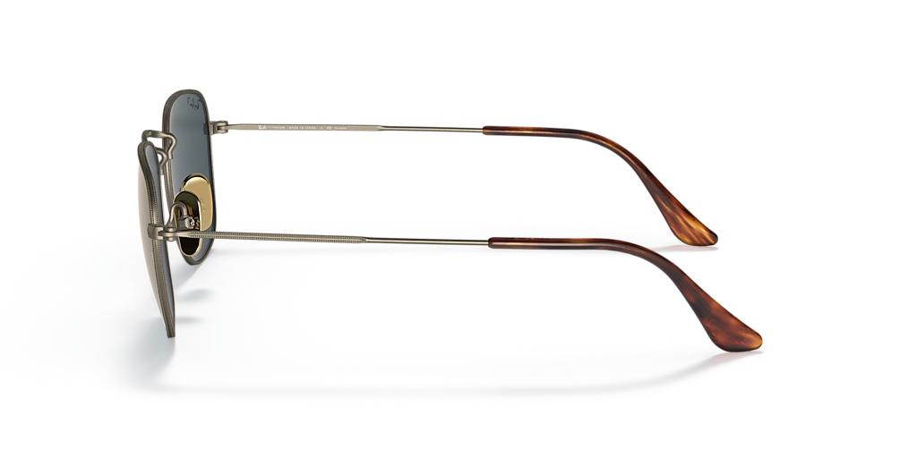 Ray-Ban RB8157 Frank Titanium S (51 - 20) with Blue lenses