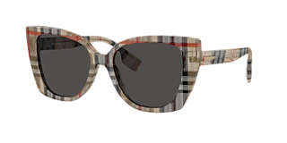 Burberry BE3153D XXL (57 - 19) with Brown lenses and Gold