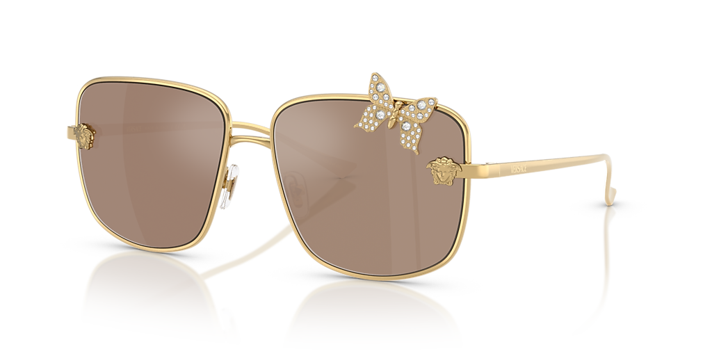 Versace VE2282 XL (59 - 15) with Gold lenses and Gold frame