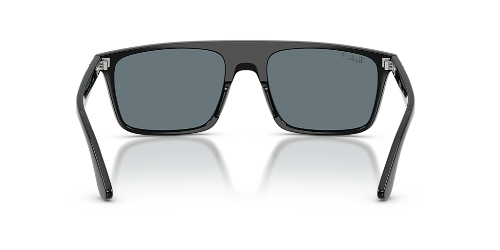 RayBanサングラス Ray-Ban RB2222F XL (57 - 20) with Blue lenses and Black frame