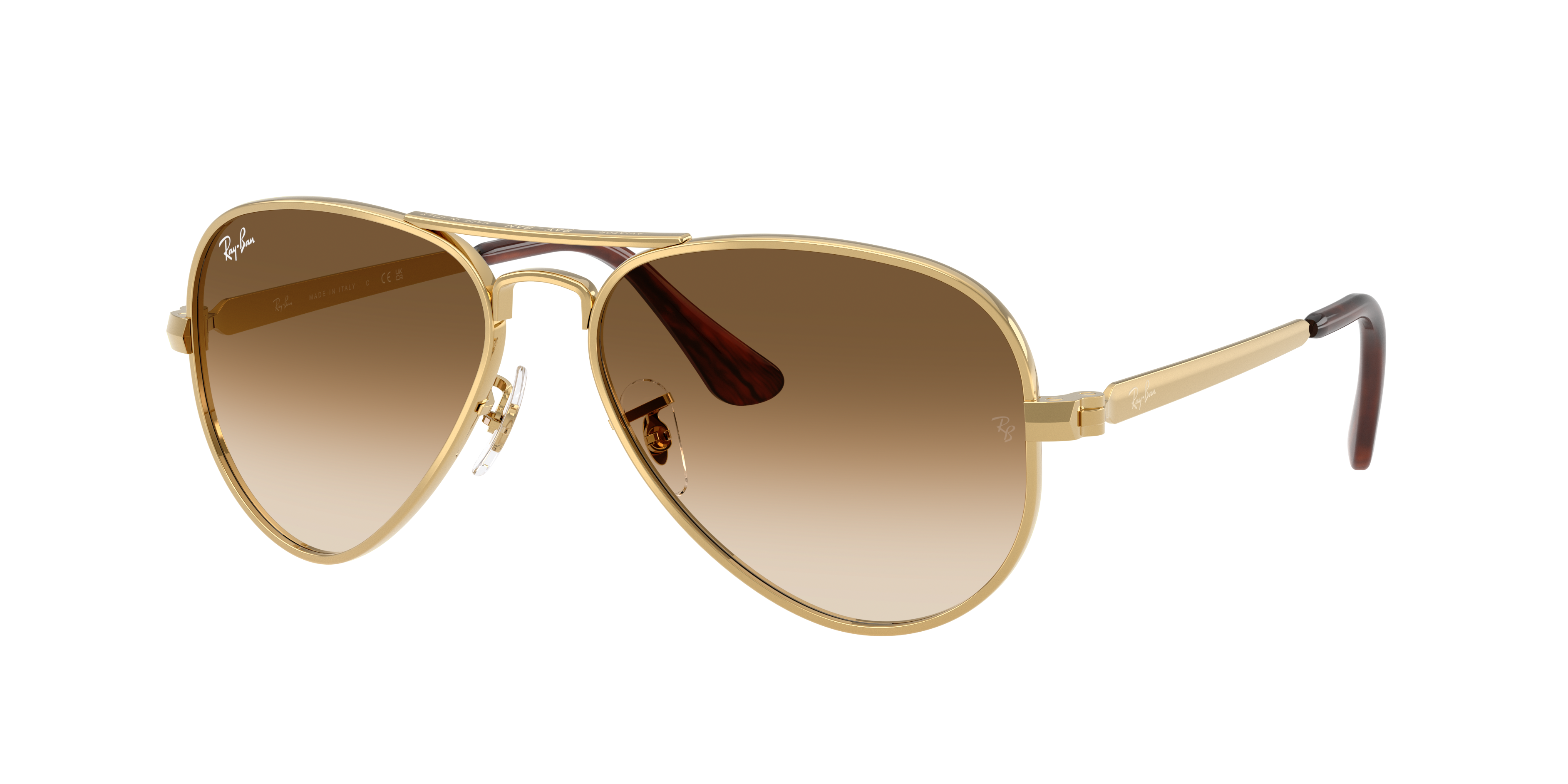 Ray-Ban RB3925 AVIATOR MAX XXL (62 - 16) with Brown lenses and