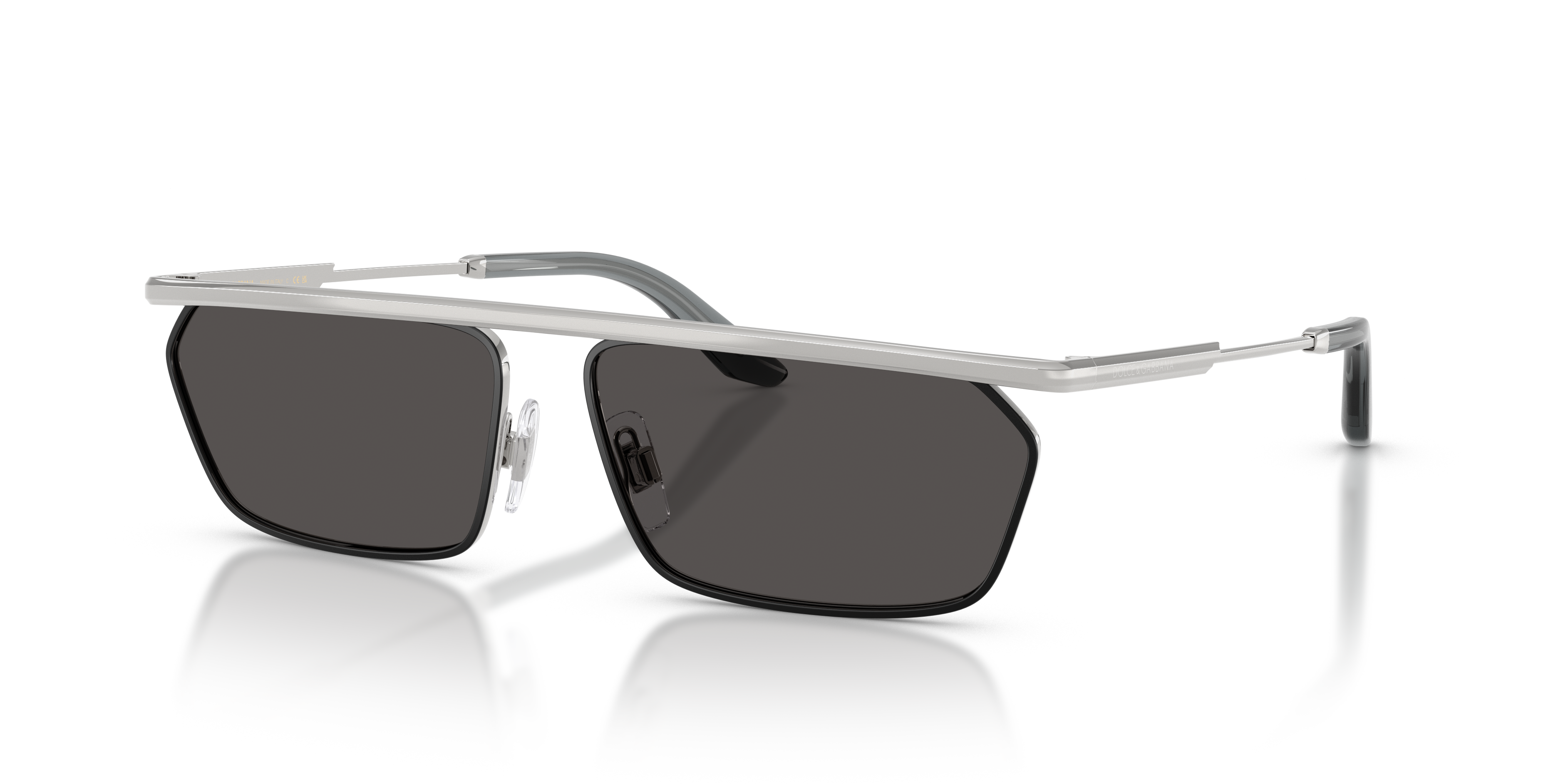 Dolce&Gabbana DG2327 XL (60 - 14) with Grey lenses and Silver
