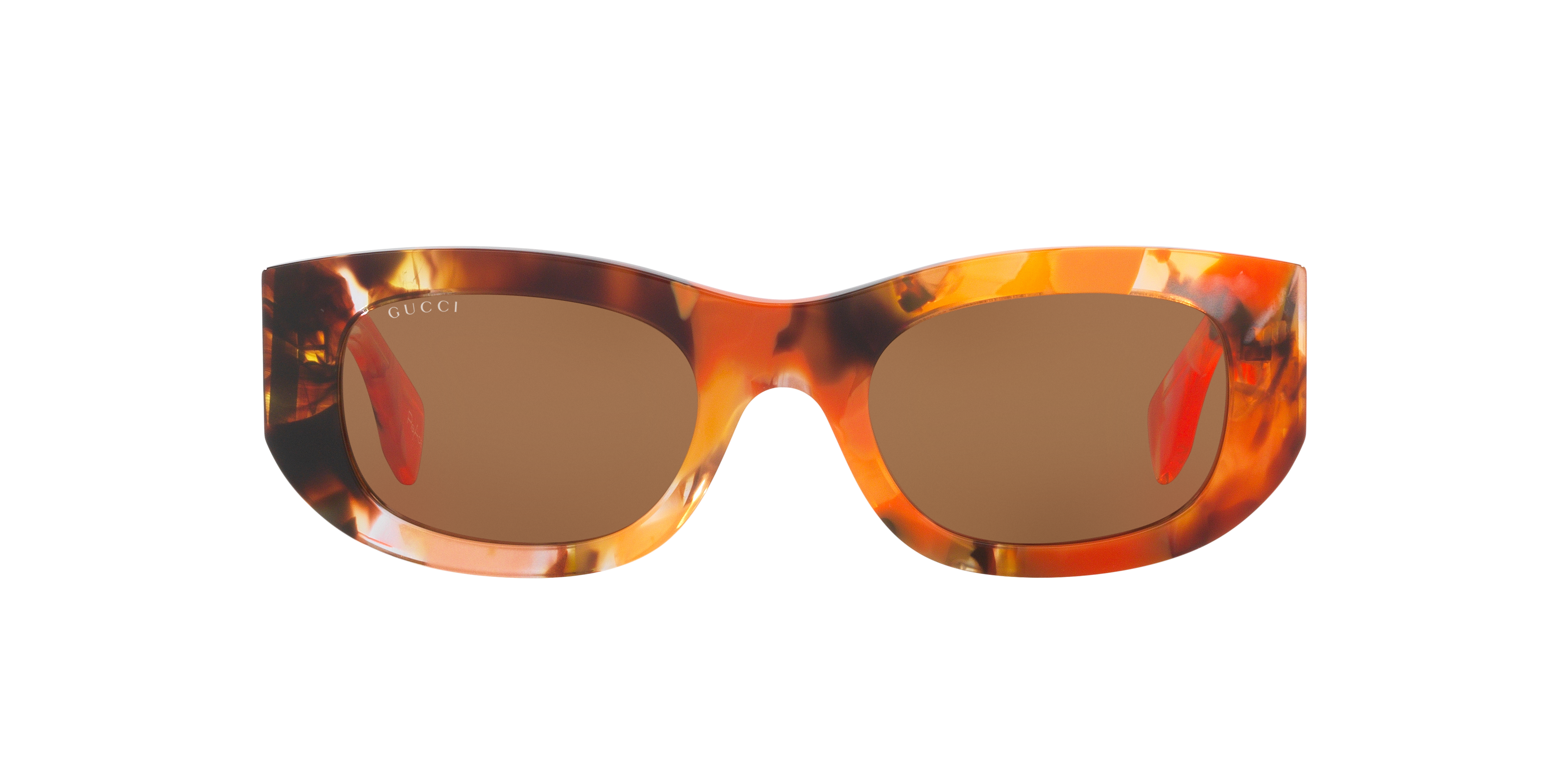 サングラス GUCCI Gucci - GG1627S - 001 orange orange brown Gucci GG1627S 001 Sunglasses Orange/Brown Cat Eye 51-22-145