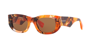 Gucci GG1494S M (57 - 17) with Blue lenses and Tortoise frame