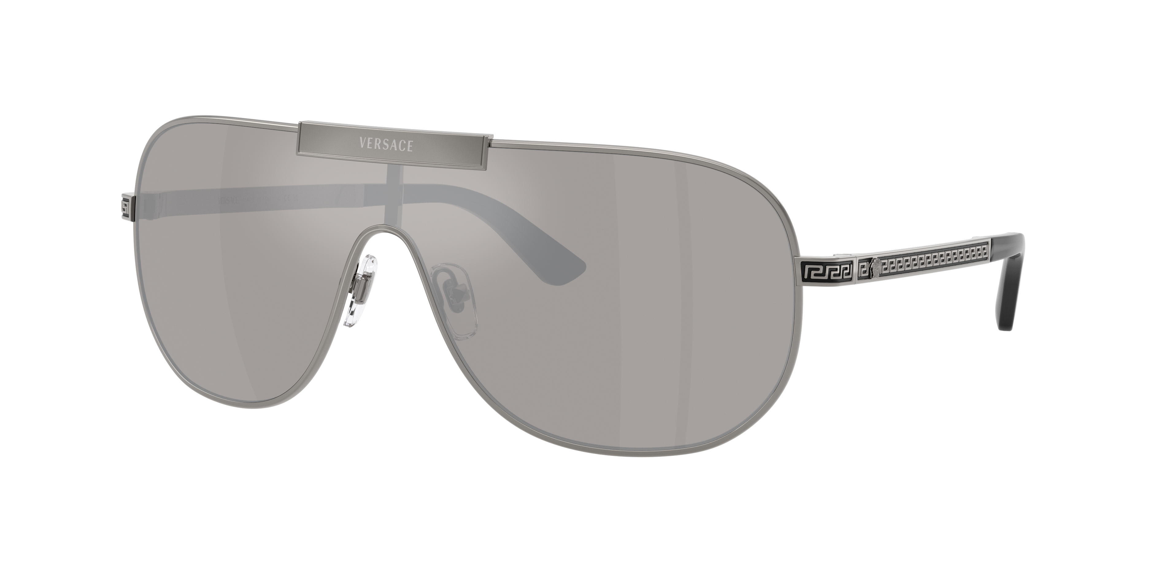 Versace Man Sunglass VE2293 -  Frame color: Gunmetal, Lens color: Light Grey Mirror Silver