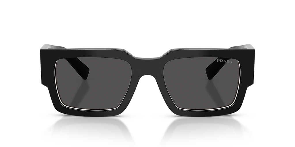 Prada PR B17SF L (55 - 18) with Grey lenses and Black frame