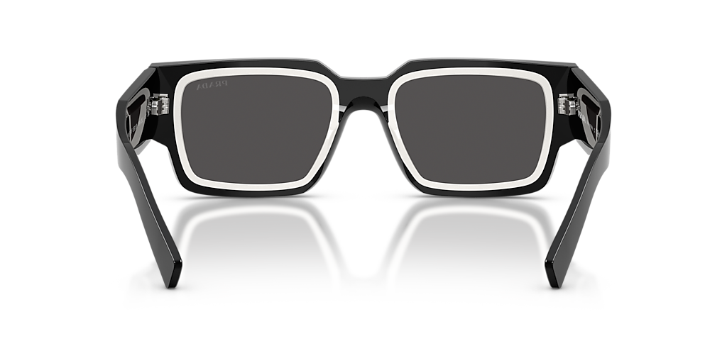 Prada PR B17SF L (55 - 18) with Grey lenses and Black frame