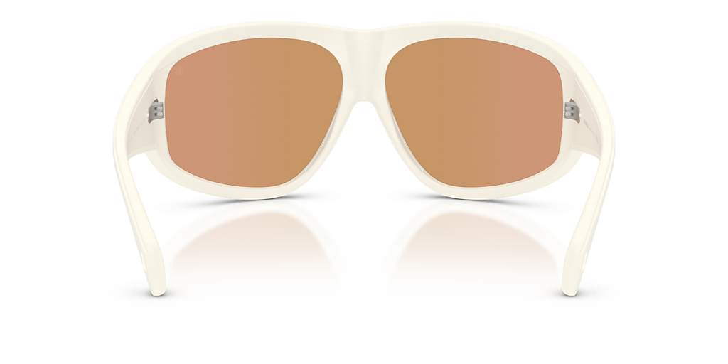 MONCLER ME8016U Thyra Matte Vanilla - Unisex Sunglasses, Brown Mirror Gold Lens
