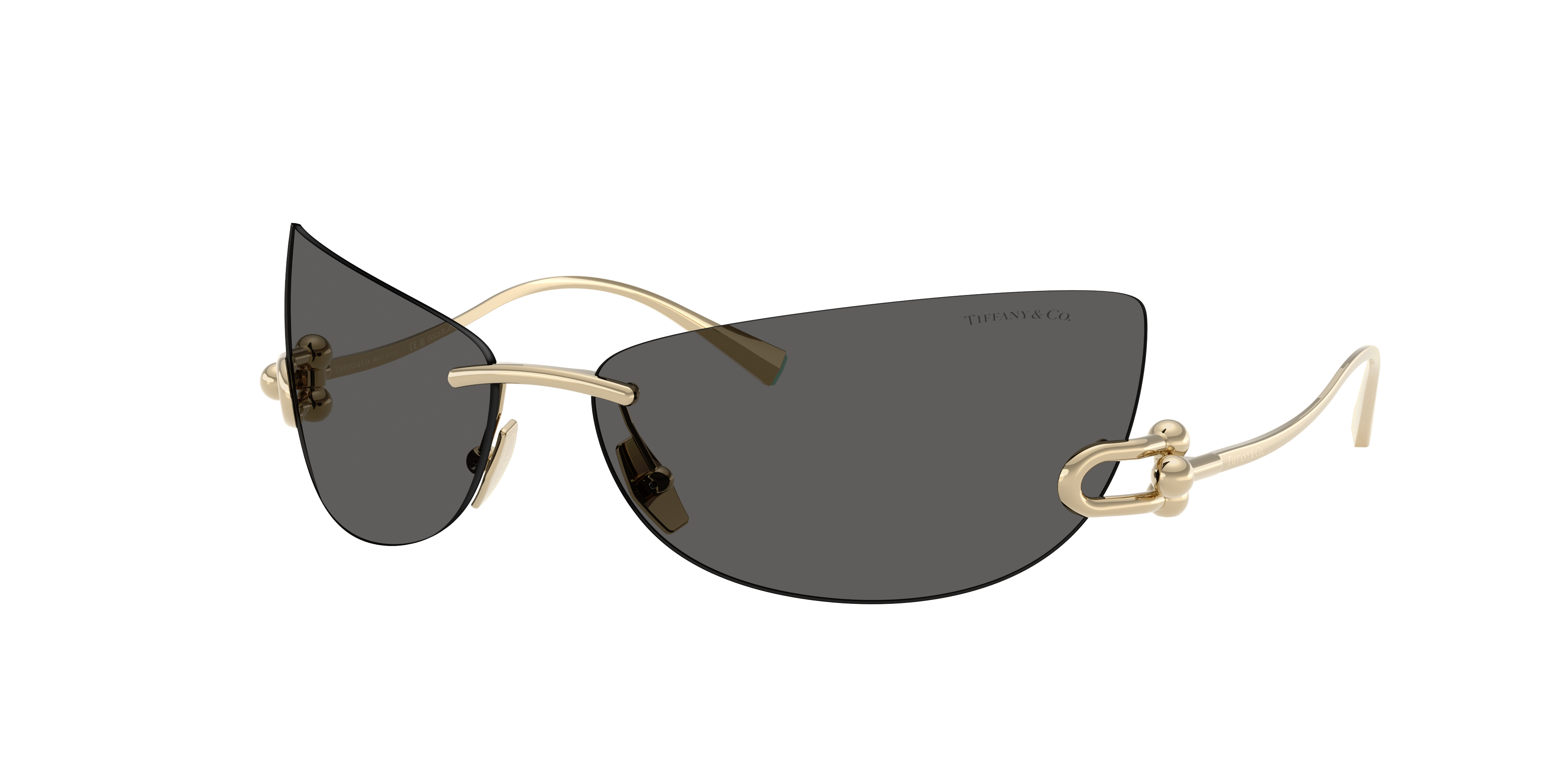 Tiffany & Co. TF3112K XL (72 - 15) with Grey lenses and Gold frame