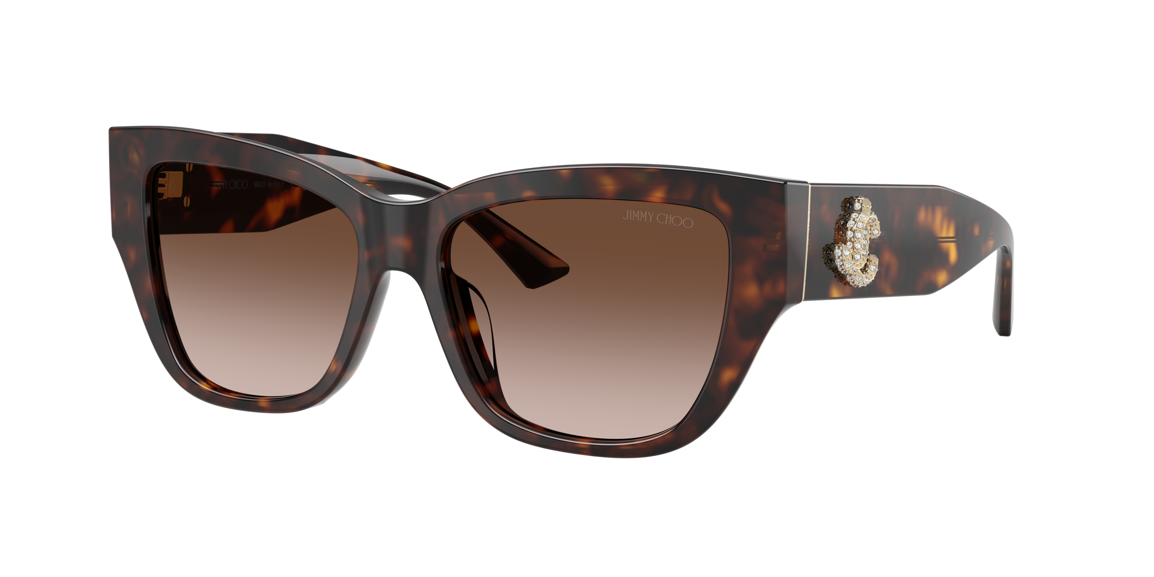 Jimmy Choo Woman Sunglass JC5039BU -  Frame color: Havana, Lens color: Gradient Brown