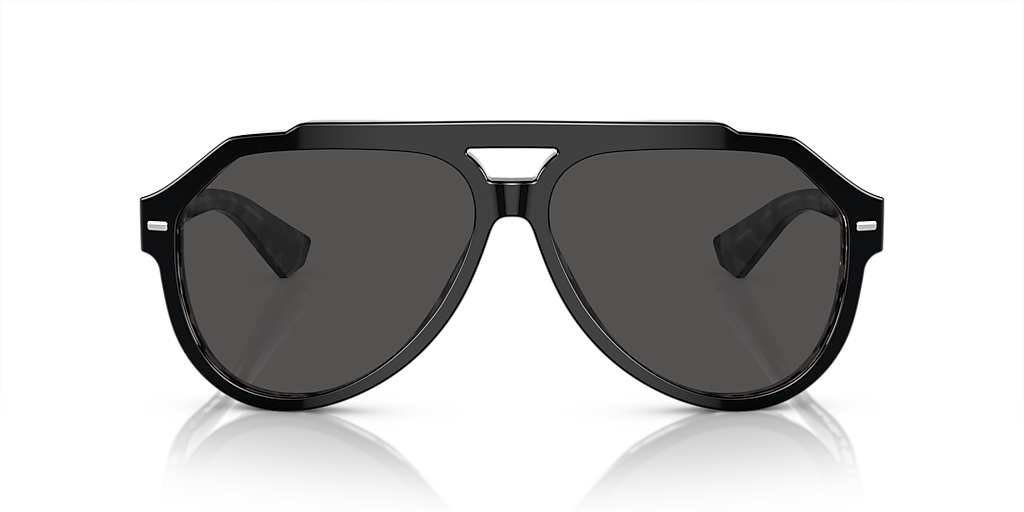 Dolce&Gabbana DG4452 L (60 - 13) with Grey lenses and Black frame