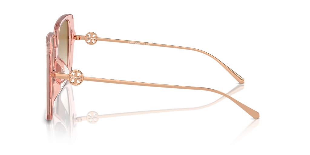Tory Burch TY7205D L (56 - 14) with Brown lenses and Pink