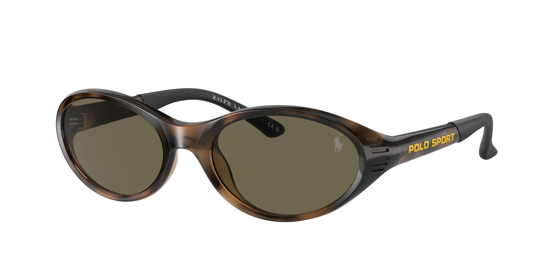 Polo Ralph Lauren Man Sunglass PH4197U -  Frame color: Shiny Havana, Lens color: Brown