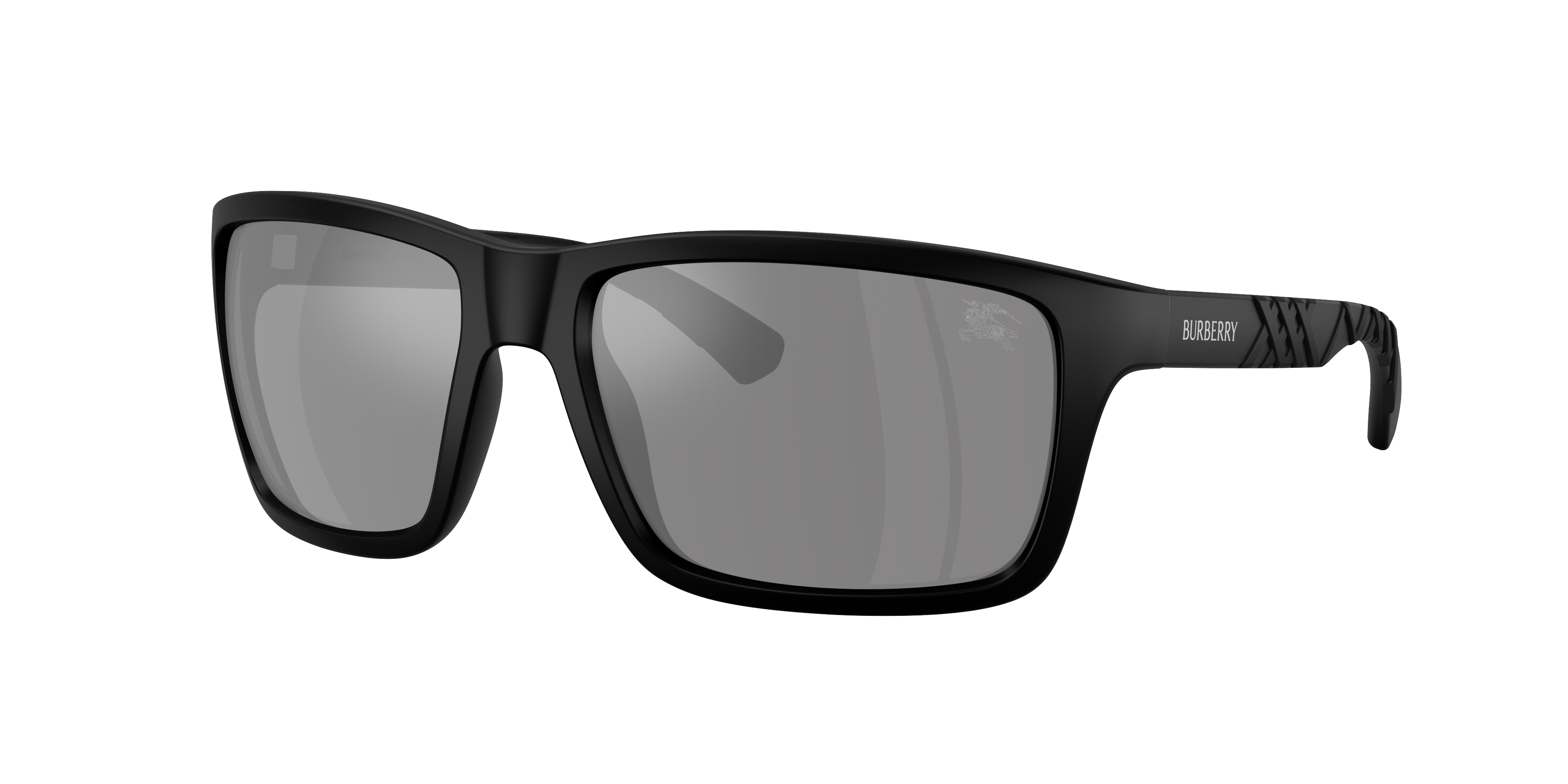 Burberry Man Sunglass BE4483 -  Frame color: Matte Black, Lens color: Grigio Specchio Argento