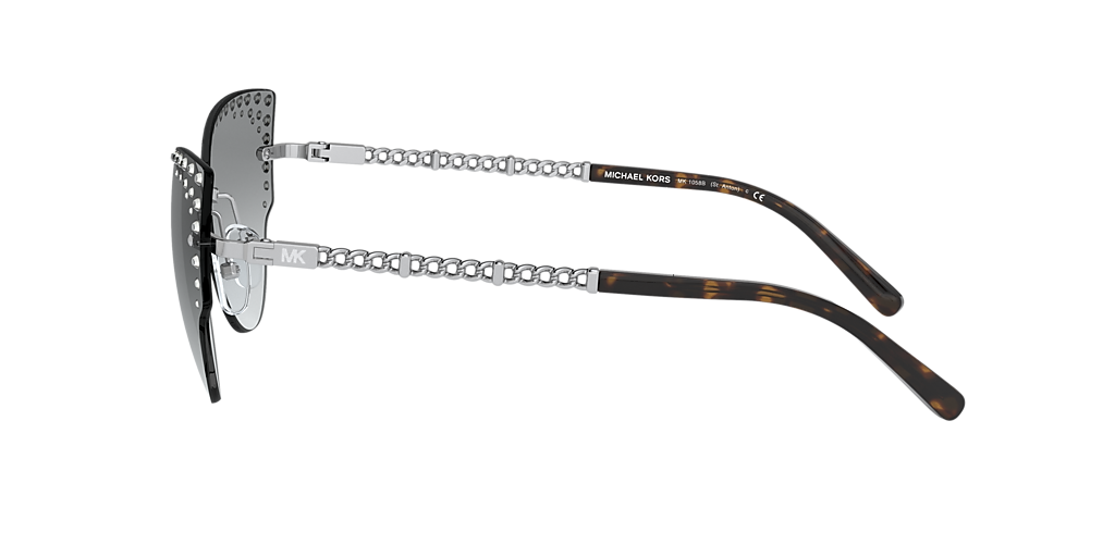 Michael Kors Grey Gradient Crystal Rimless Sunglasses MK1058B Michael Kors Womens StAnton MK1058B MK 1058 B 100111 Silver  main image 4