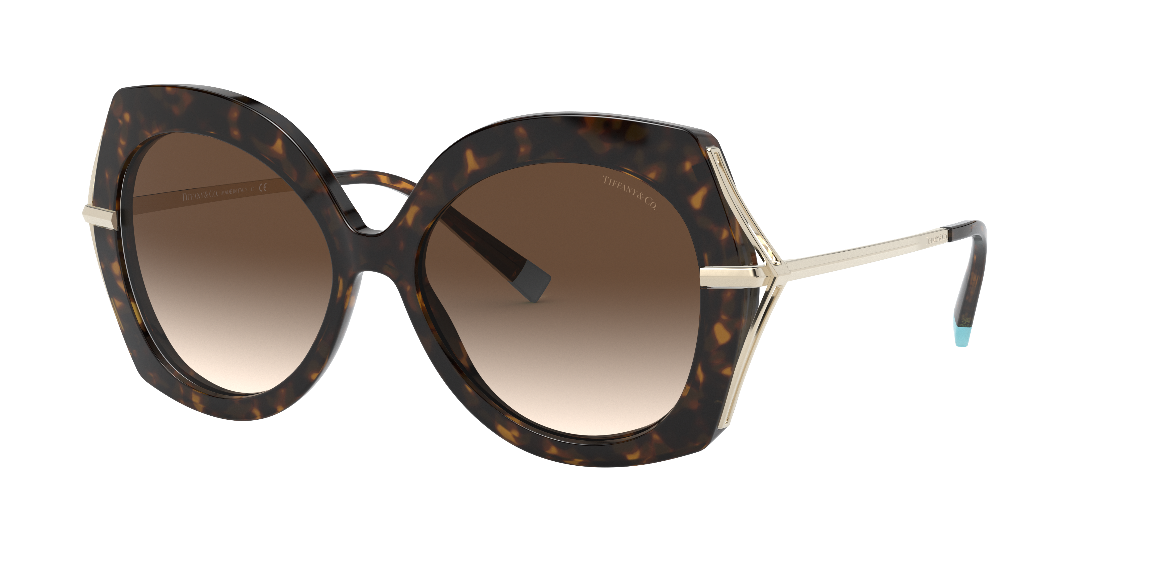 Tiffany & Co. Woman Sunglass TF4169 -  Frame color: Havana, Lens color: Brown Gradient