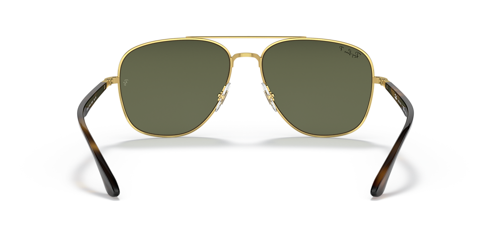【極美品】Ray-Ban ティアドロップ RB3683 RB3683 sunglasses Polished Gold | SmartBuyGlasses US