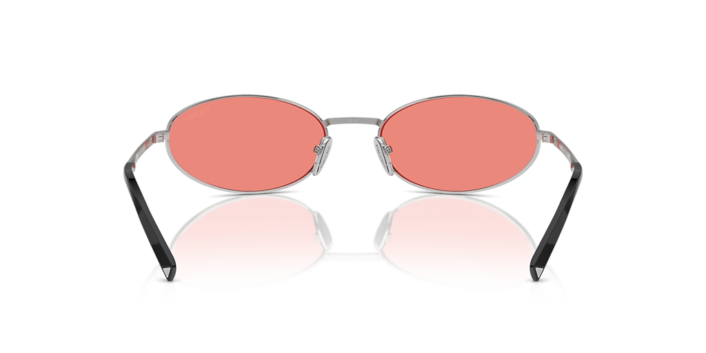 Prada PR A59S L (59 - 19) with Pink lenses and Silver frame