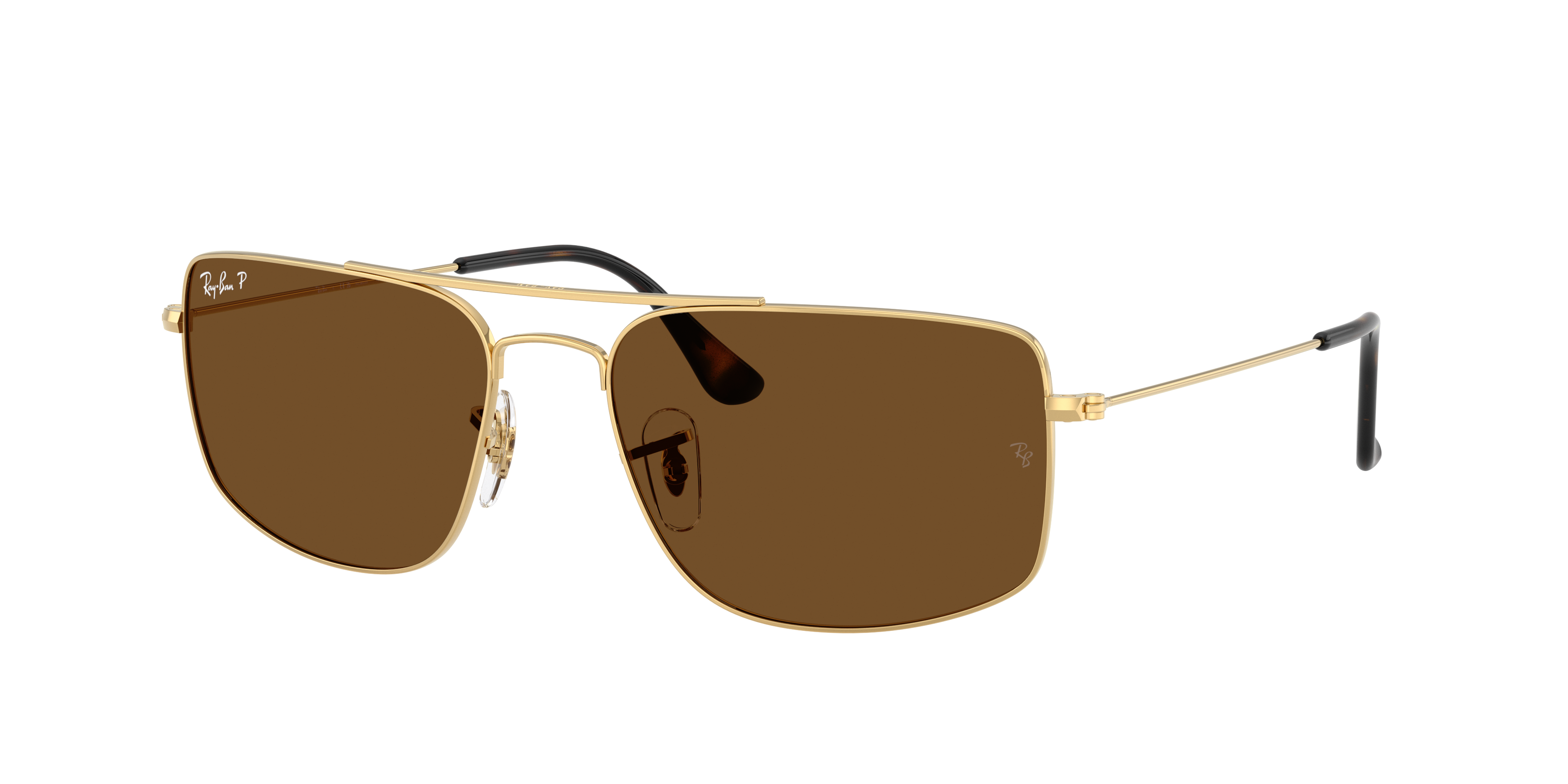 Ray-Ban Explorer III L (56 - 18) with Brown lenses and Gold frame