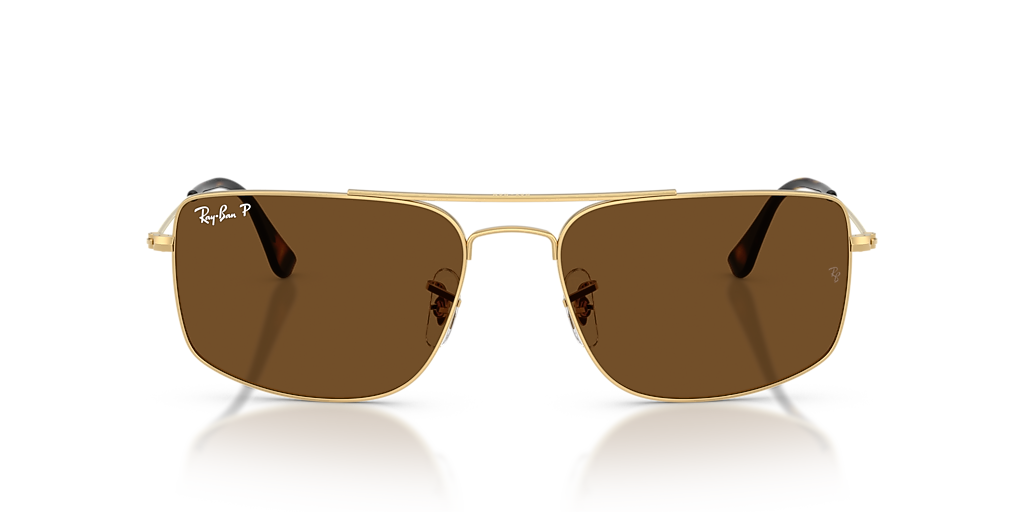 Ray-Ban Explorer III L (56 - 18) with Brown lenses and Gold frame