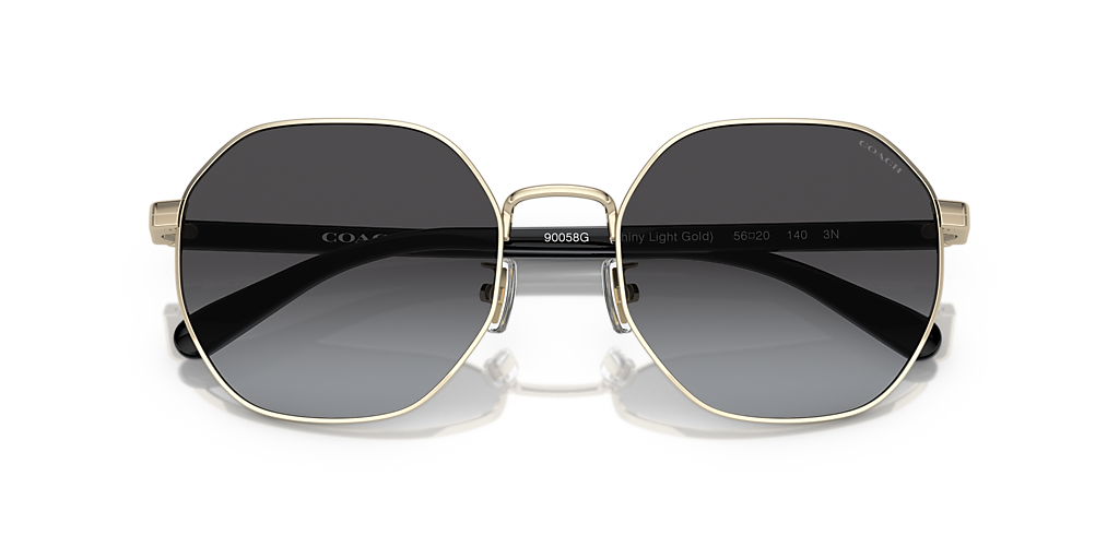 Coach CH556 L (56 - 20) with Grey lenses and Gold frame  display picture 2