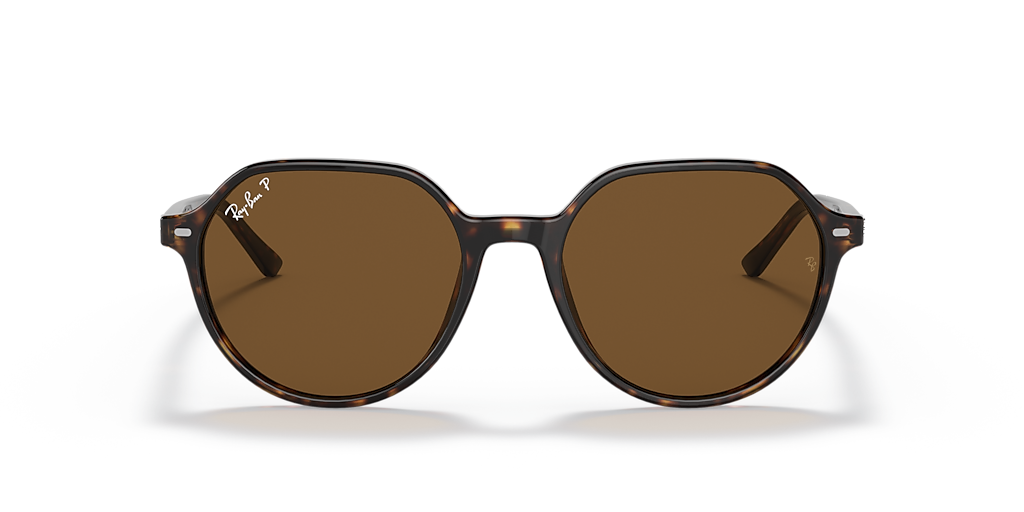 RAY-BAN RB2195 Thalia Havana - Unisex Sunglasses, B-15 Brown Lens