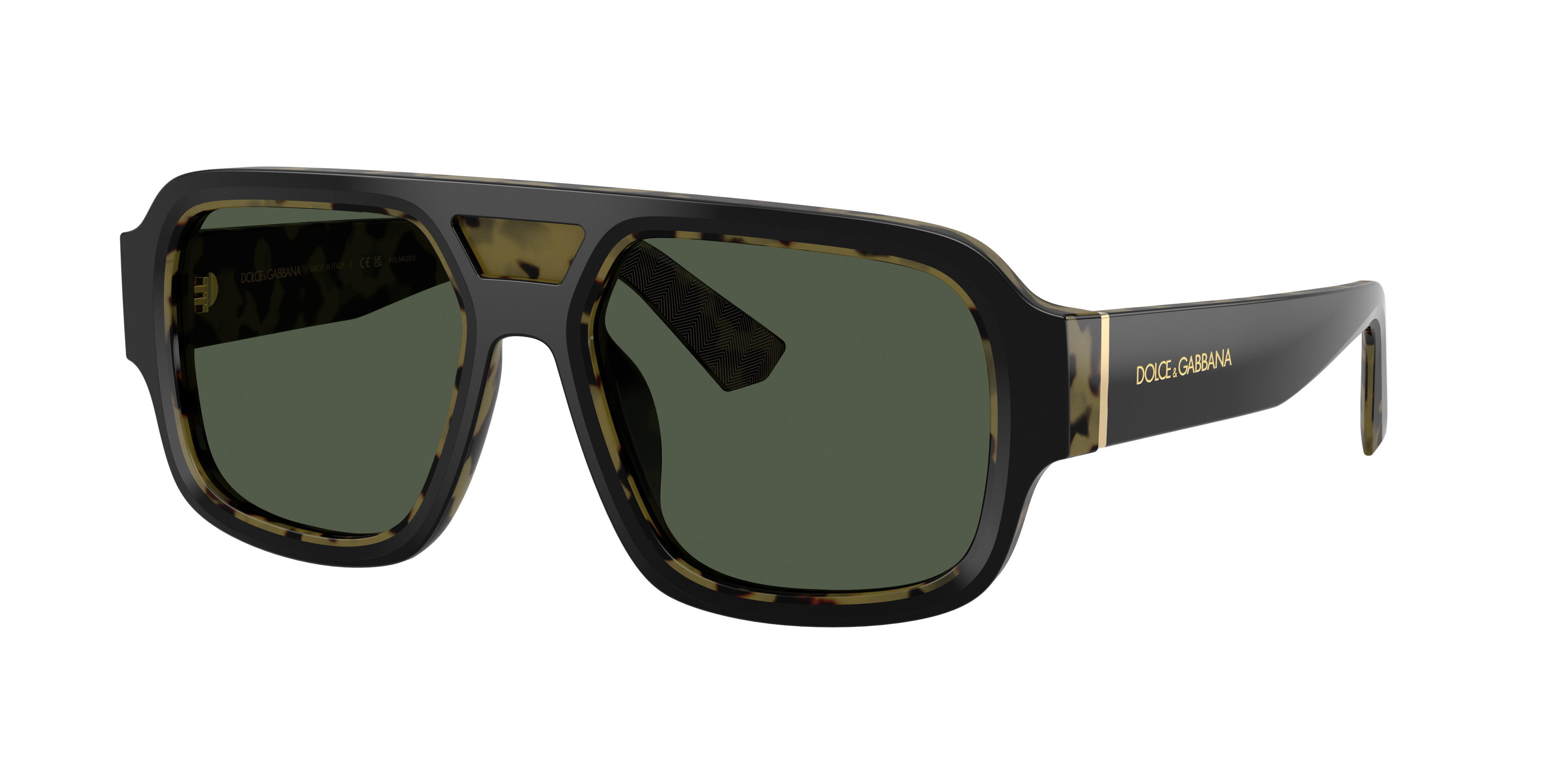 Dolce&Gabbana DG4516 L (55 - 18) with Green lenses and Black frame