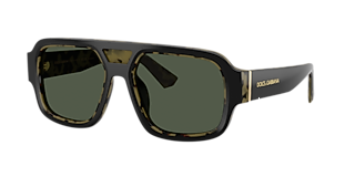 Dolce&Gabbana DG4507 L (0 - 127) with Grey lenses and Black frame
