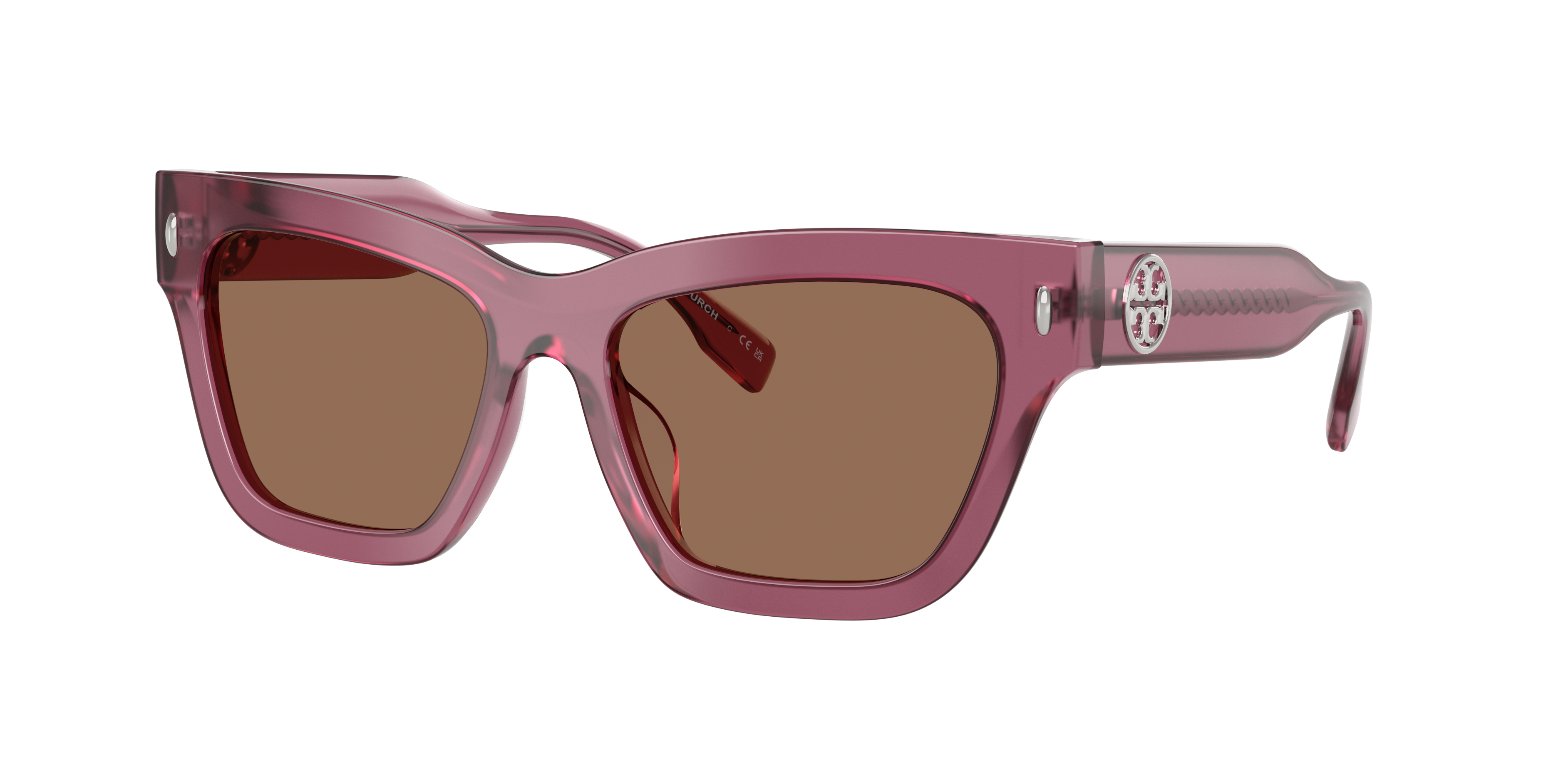 Tory Burch Woman Sunglasses Ty7208u In Dark Brown