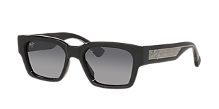 Maui Jim 804 Makoa XL (60 - 18) with Grey lenses and Black frame