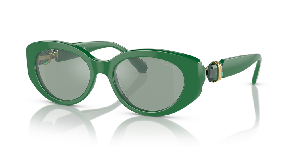 【送料,関税込】SWAROVSKI サングラス SK6002 Swarovski SK6002 S (53 - 18) with Blue lenses and Green