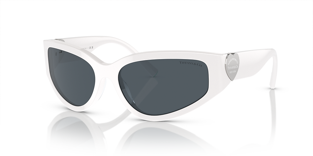 Tiffany TF4217 L (59 16) with Grey lenses and White frame