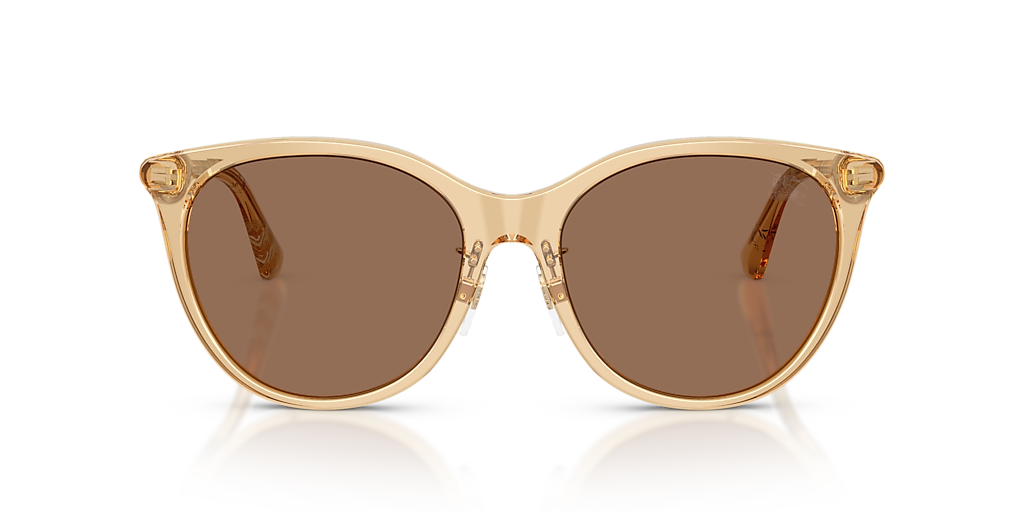 Burberry BE4464D L (56 - 18) with Brown lenses and Beige