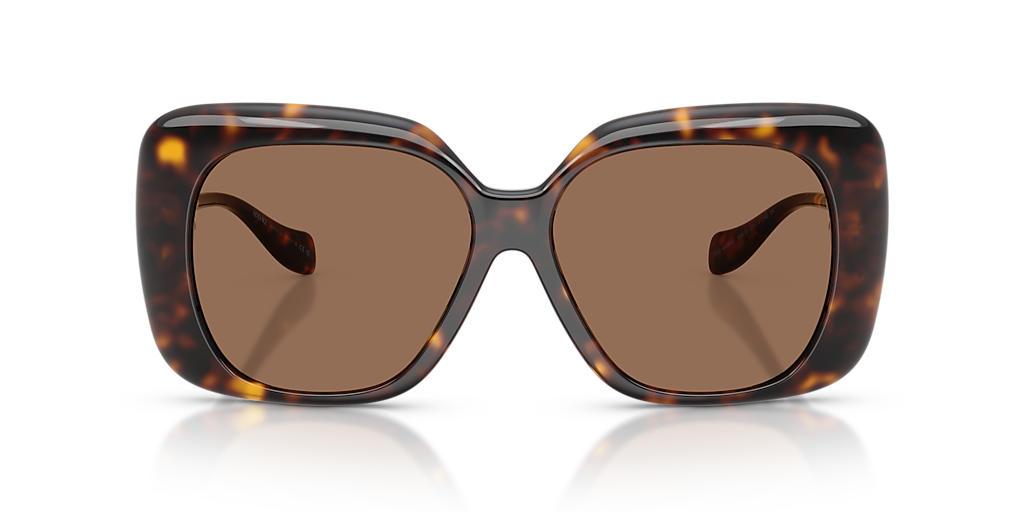 VERSACE VE4499U Havana - Women Luxury Sunglasses, Dark Brown Lens