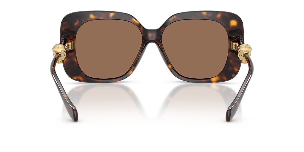 VERSACE VE4499U Havana - Women Luxury Sunglasses, Dark Brown Lens