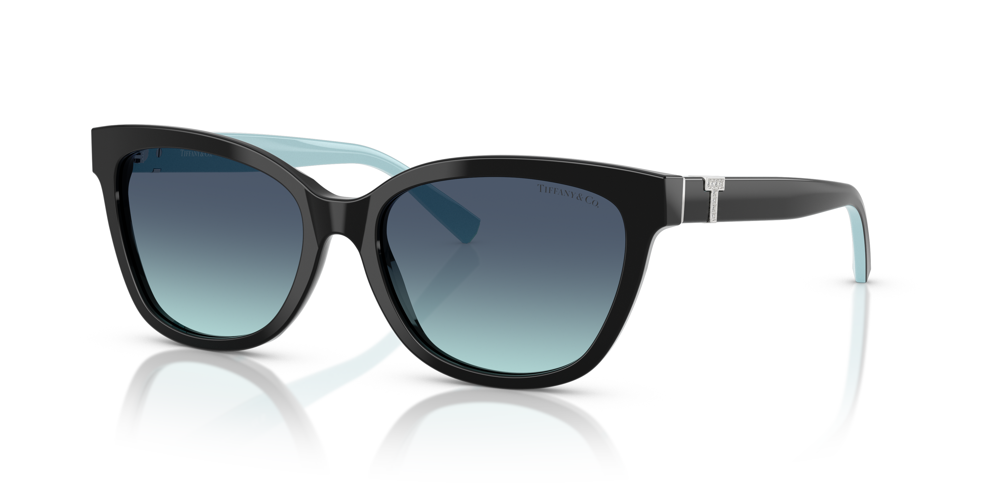 Tiffany & Co. TF4237B M (55 - 17) with Blue lenses and Black frame