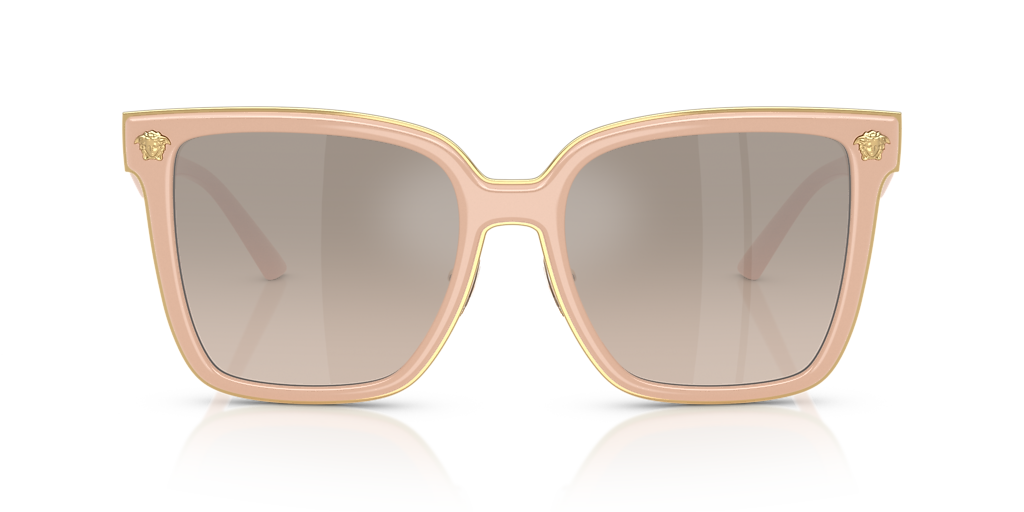 Versace Neutral Beige Oversized Geometric Women\'s Sunglasses Amazon.com: Versace Sunglasses VE 4478 U 549961 Beige Brown  main image 3
