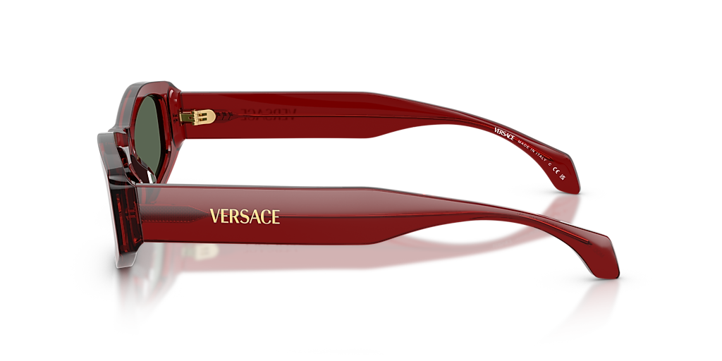Versace VE4487 L (54 - 19) with Green lenses and Red frame