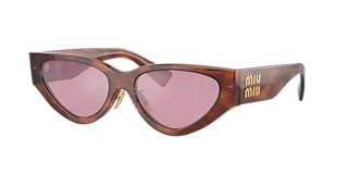 Miu Miu MU 52YS L (54 - 21) with Blue lenses and Pink frame