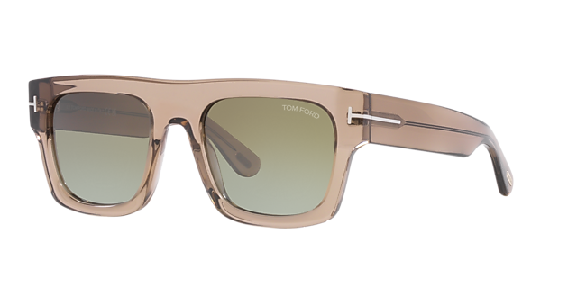 Tom Ford FT0711 53 Brown & Ivory Sunglasses | Sunglass Hut USA