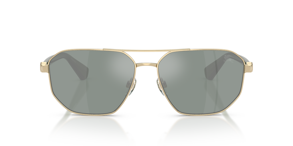 Burberry BE3166 XXL (60 - 15) with Green lenses and Gold frame