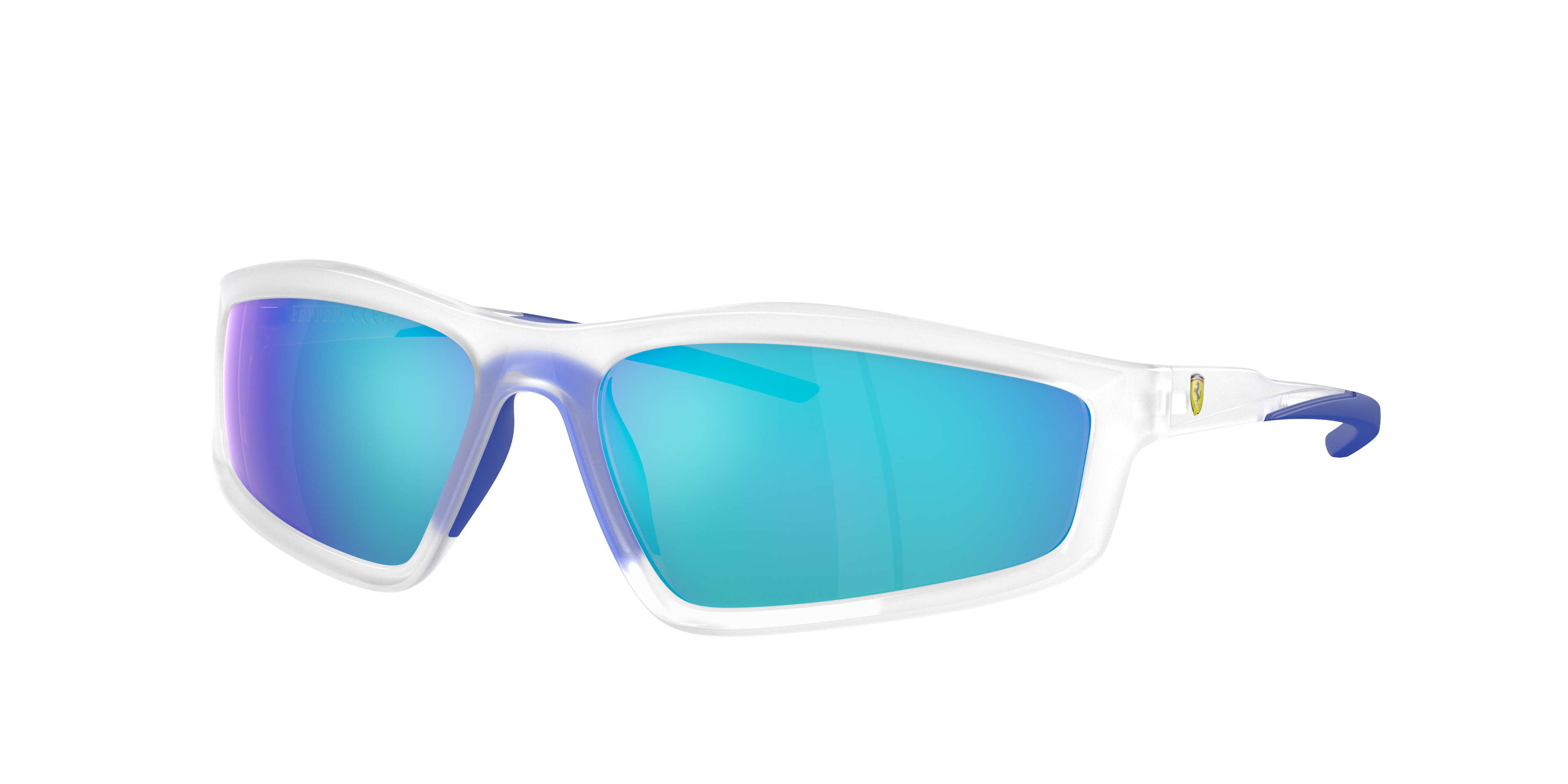 Scuderia Ferrari Man Sunglass FZ6007U -  Frame color: Transparent Grey, Lens color: Mirror Blue