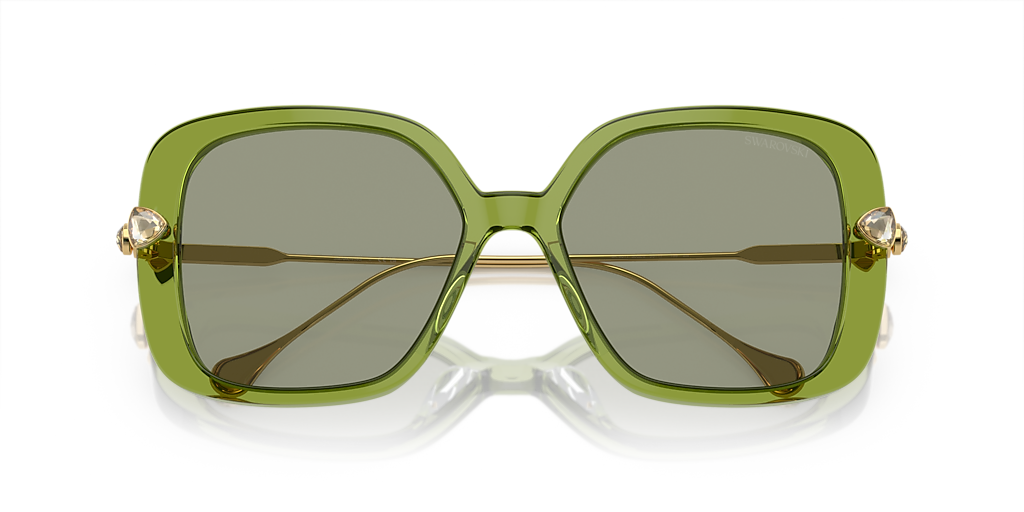 Swarovski SK6011 XL (55 - 17) with Green lenses and Green frame