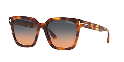 Tom Ford FT0952 55 Grau Polar & Glänzendes Schwarz Polarisiert 