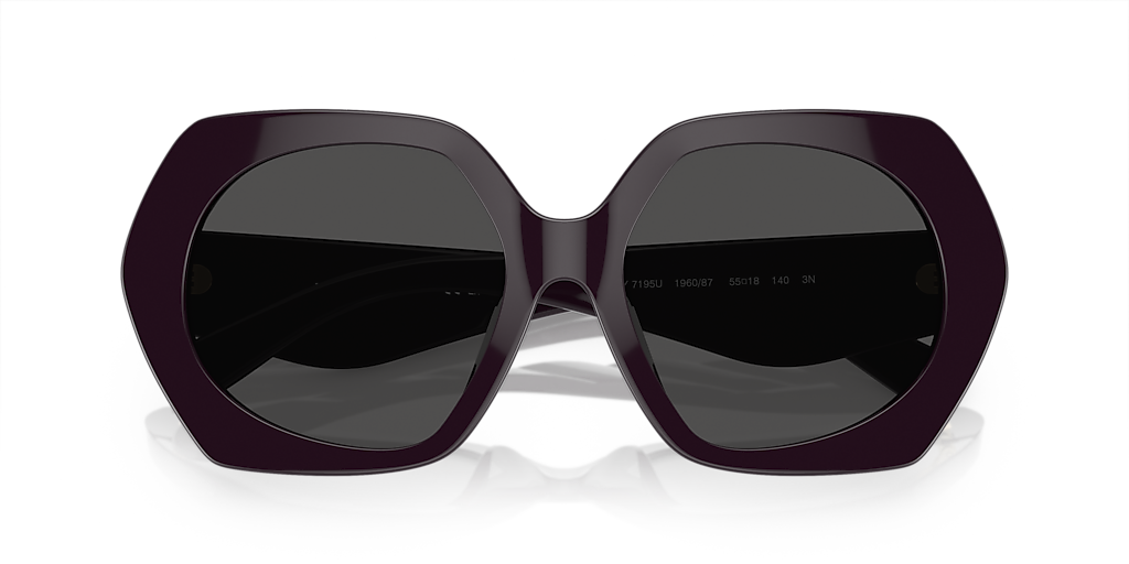 TORY BURCH TY7195U Bordeaux - Woman Sunglasses, Dark Grey Lens