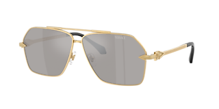 Versace VE2225 XL (60 - 15) with Grey lenses and Gold frame