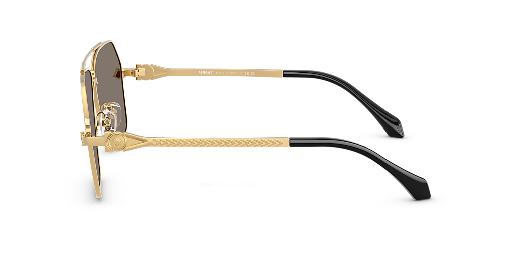 Versace VE2284 XXL (63 - 10) with Silver lenses and Gold frame