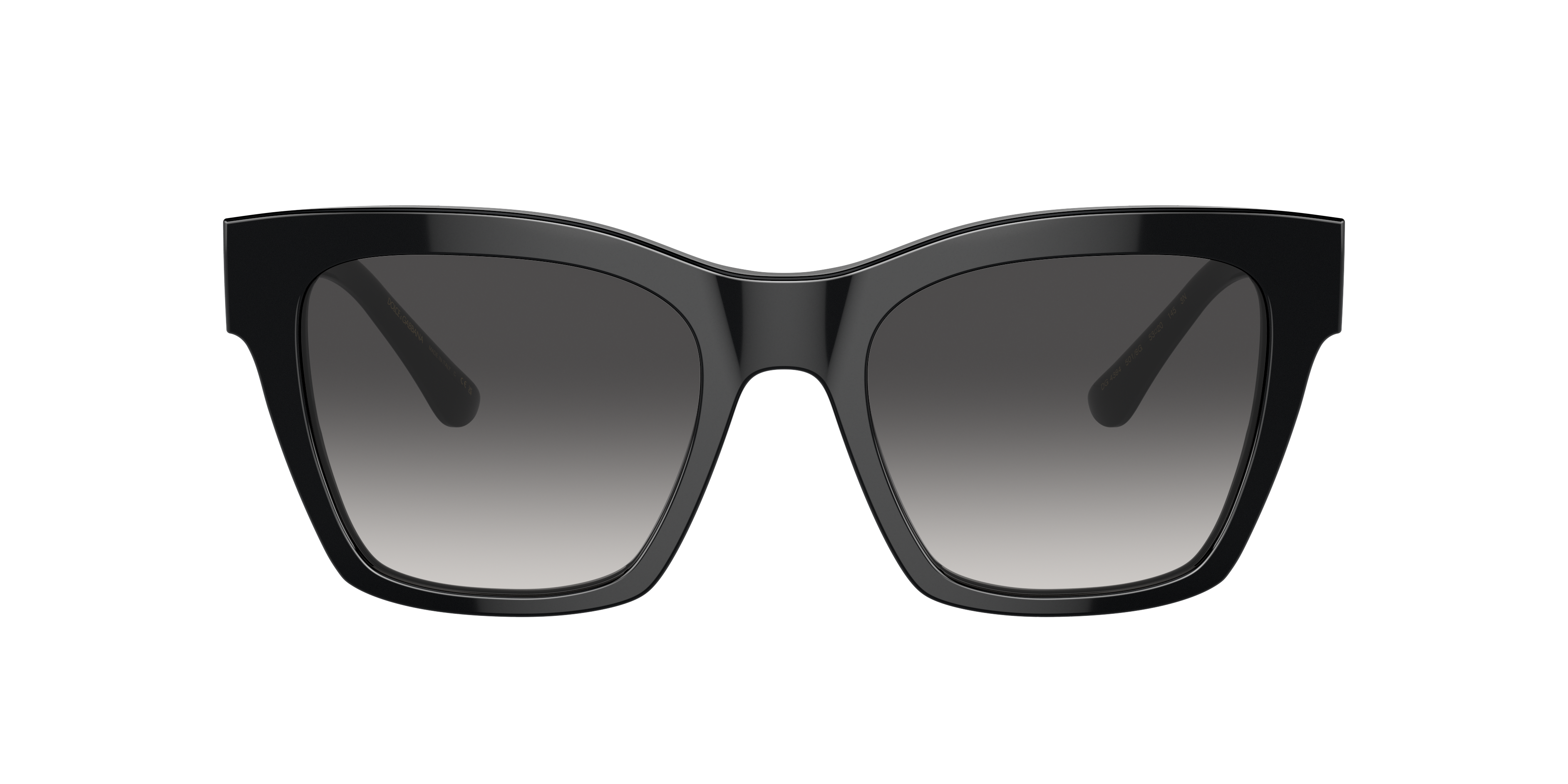 DOLCE & GABBANA スクエアフレムサンクラス 0DG4384 5018G NEW DOLCE & GABBANA SUNGLASSES DG 4384 501/8G BLACK/GREY